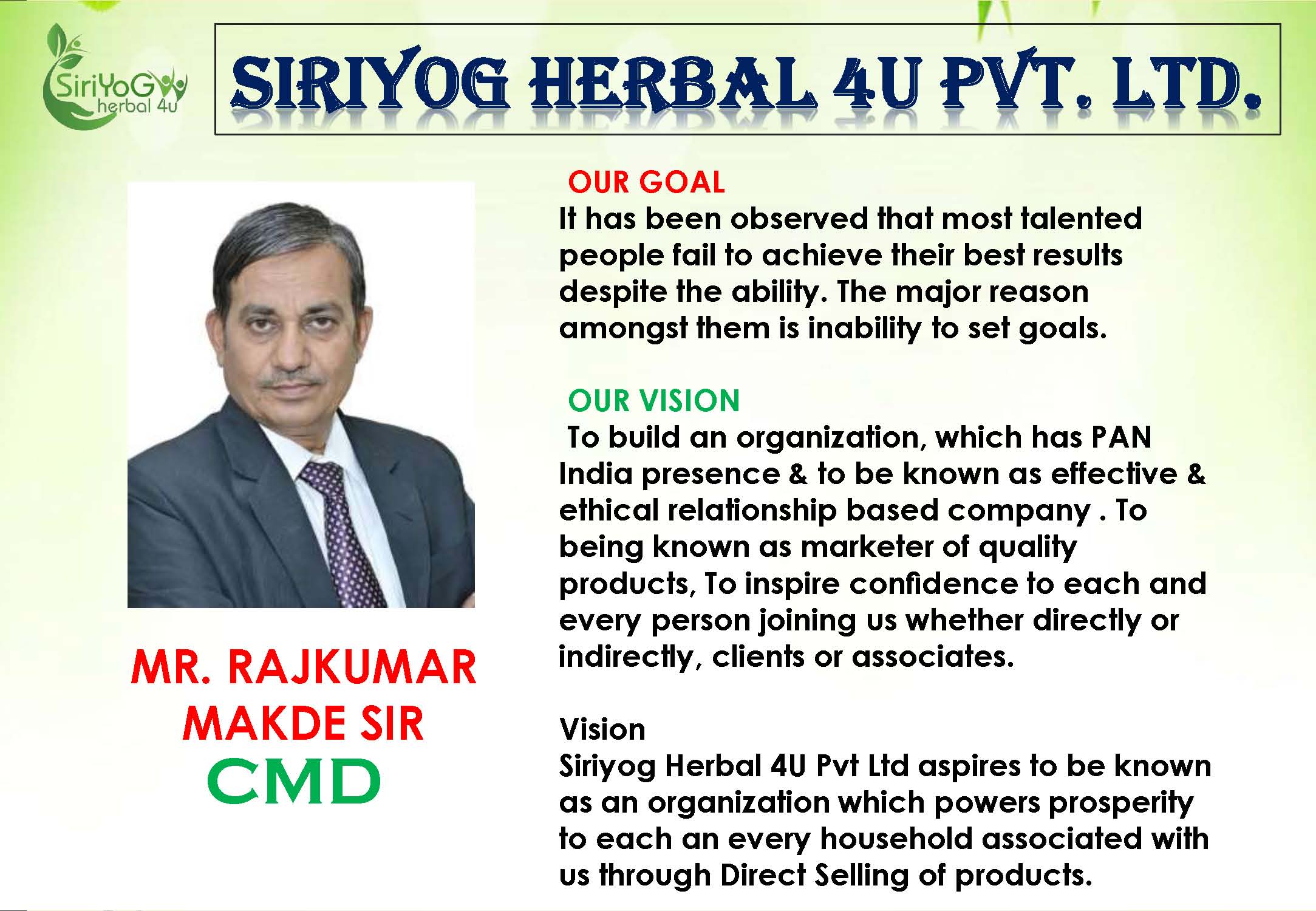 SIRIYOG4U BUSINESS PLAN